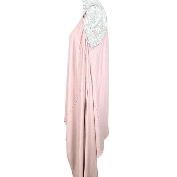Adelyn Rae Georgina Shift Dress Pink Size Large Handkerchief‎ Hem - Picture 3 of 9